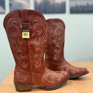 Roper Brown Western Winter Boots